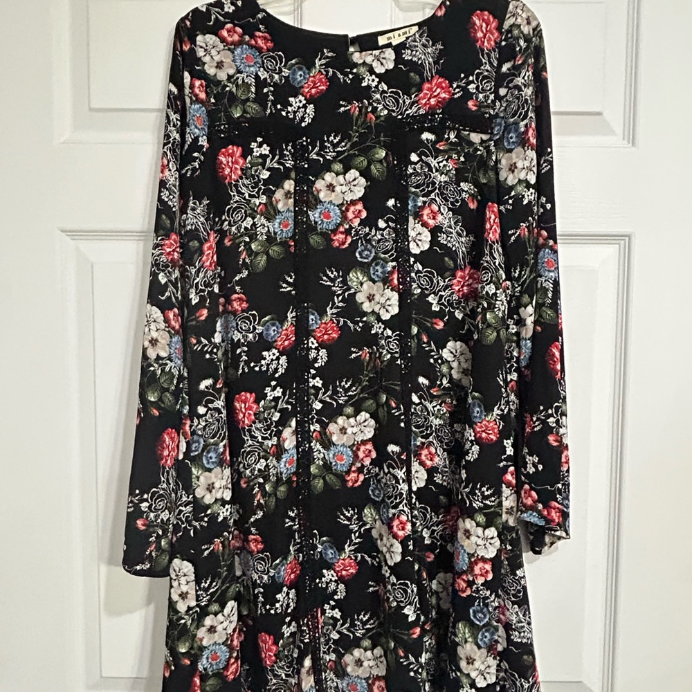 Miami Black Floral Top